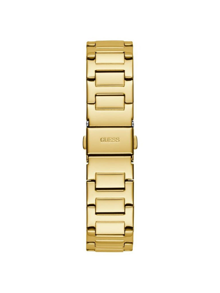 Guess Duchess Quartz Gold Dial Gold Steel Strap Watch For Women - GW0558L2