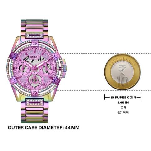 Guess Queen Multicolor Dial Multicolor Steel Strap Watch For Women - GW0464L4