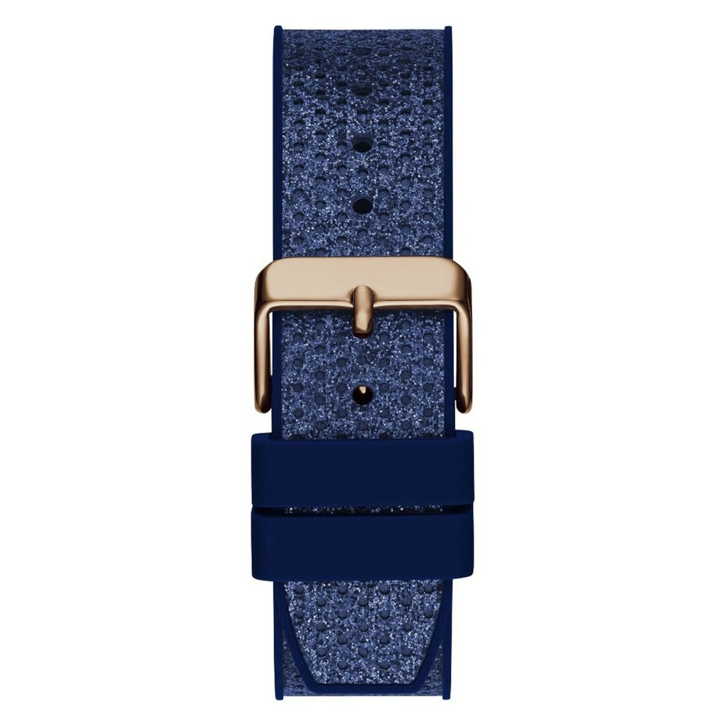 Guess Asteria Multifunction Blue Dial Blue Rubber Strap Watch For Women - GW0620L3