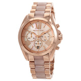 Michael Kors Whitney Chronograph Rose Gold Dial Rose Gold Steel Strap Watch For Women - MK6730