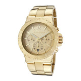 Michael Kors Dylan Gold Dial Gold Steel Strap Watch for Women - MK5313