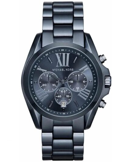 Michael Kors Bradshaw Blue Dial Blue Steel Strap Watch for Men - MK6248