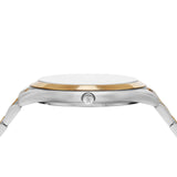 Michael Kors Slim Runway Quartz Green Dial Two Tone Steel Strap Watch for Women - MK9149