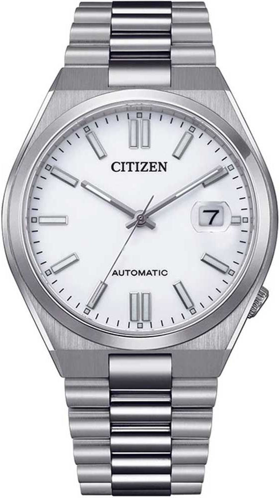 Citizen Tsuyosa Automatic White Dial Silver Steel Strap Watch For Men