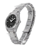 Omega Seamaster Aqua Terra Quartz Diamond Black Dial Silver Steel Strap Watch for Women - 220.10.28.60.51.001
