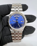 Tudor Royal Automatic Blue Dial Silver Steel Strap Watch for Men - M28600-0005