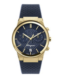 Salvatore Ferragamo Sapphire Chrono Blue Dial Blue Silicone Strap Watch for Men - SFME00221