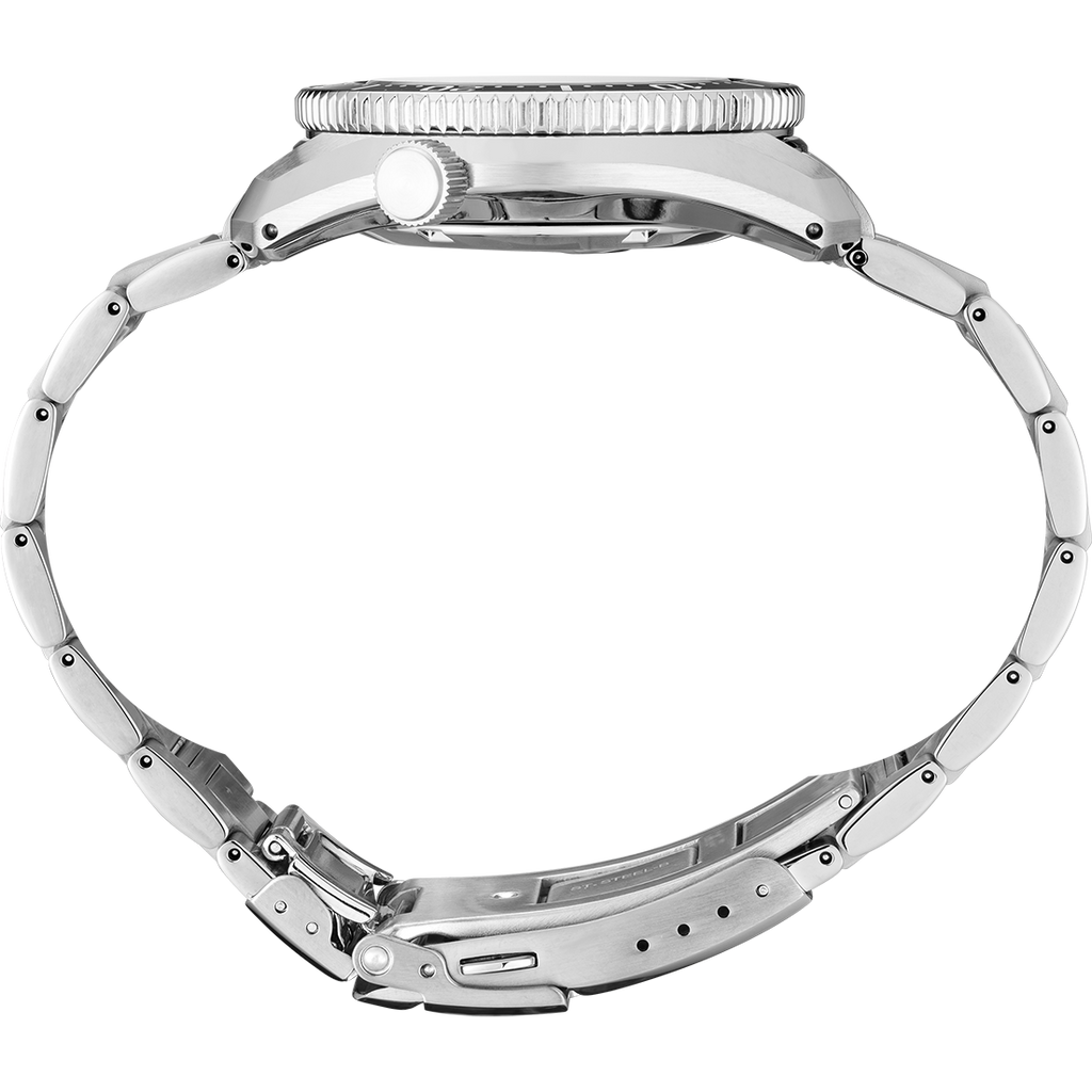 Seiko Prospex Sea Automatic Diver Green Dial Silver Steel Strap Watch For Men - SPB187J1