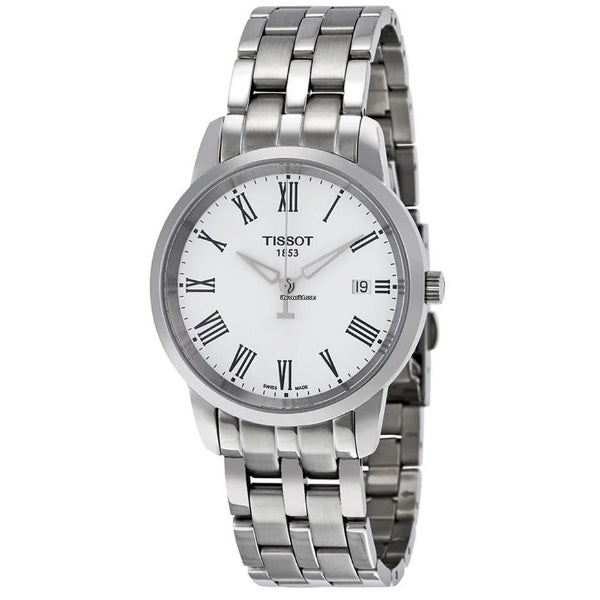 Tissot T Classic Dream White Dial Silver Steel Strap Watch for Men - T033.410.11.013.01