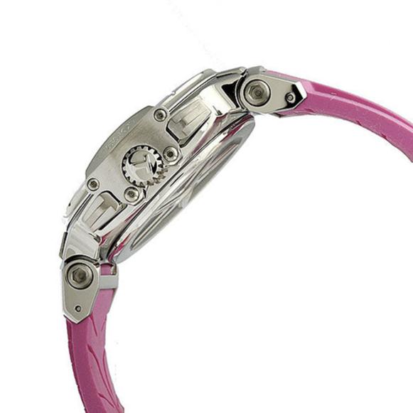 Tissot T Race Chronograph White Dial Pink Rubber Strap Watch for Women - T048.217.17.017.01