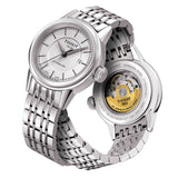 Tissot T Classic Carson Automatic White Dial Silver Steel Strap Watch For Women - T085.207.11.011.00