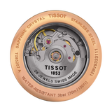 Tissot Carson Automatic White Dial Brown Leather Strap Watch For Women - T085.207.36.011.00