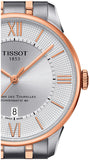 Tissot Chemin des Tourelles Powermatic 80 Silver Dial Two Tone Steel Strap Watch for Men - T099.407.22.038.02