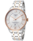 Tissot Chemin des Tourelles Powermatic 80 Silver Dial Two Tone Steel Strap Watch for Men - T099.407.22.038.02
