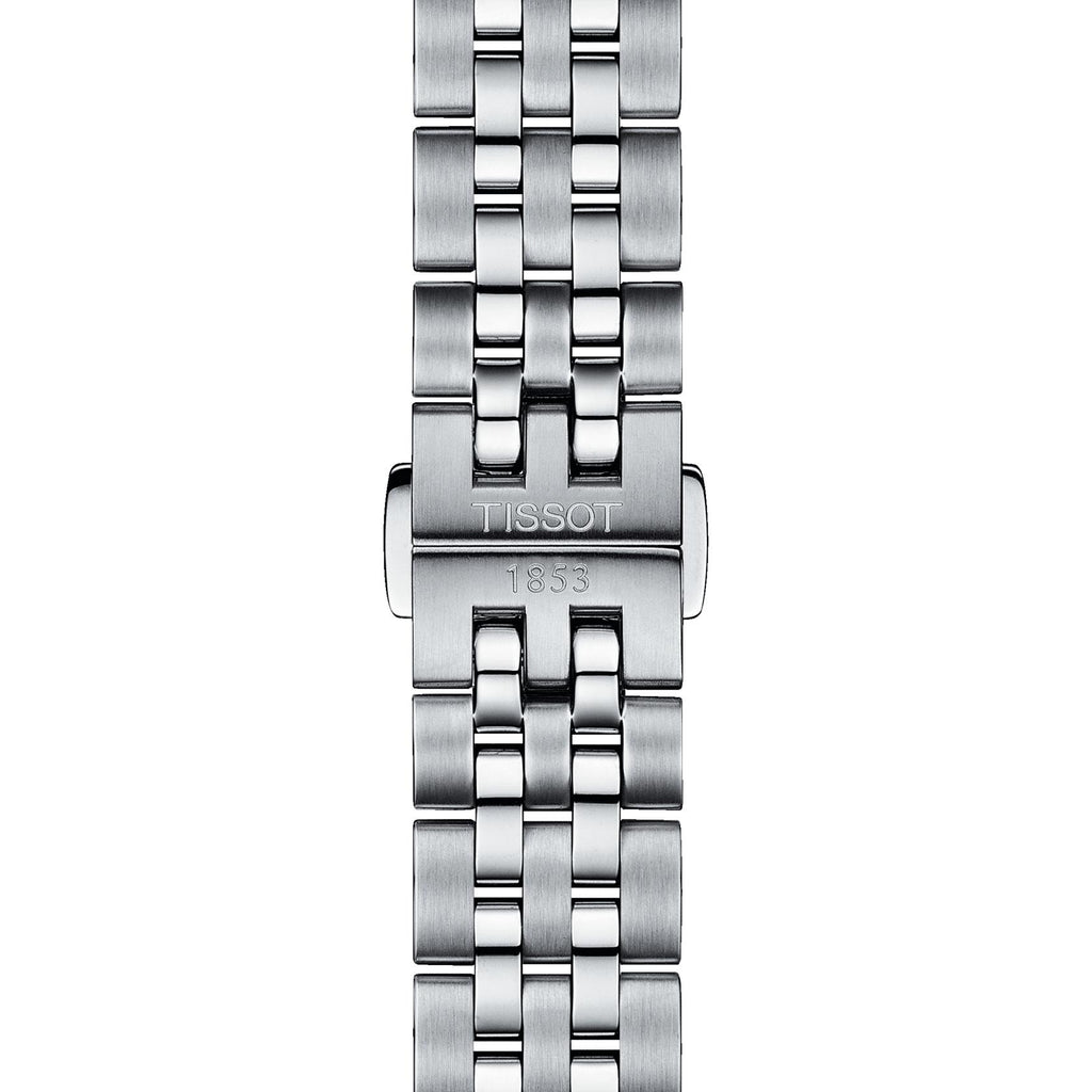 Tissot Ballade Powermatic 80 Automatic Mother of Pearl Dial Silver Steel Strap Watch For Women - T108.208.11.117.00