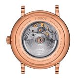 Tissot T Classic Carson Premium Automatic White Dial Rose Gold Steel Strap Watch for Men - T122.407.33.031.00