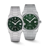 Tissot PRX Powermatic 80 Green Dial Silver Steel Strap Watch for Men - T137.207.11.091.00
