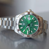 Tag Heuer Aquaracer Green Dial Watch for Men - WAY2015.BA0927