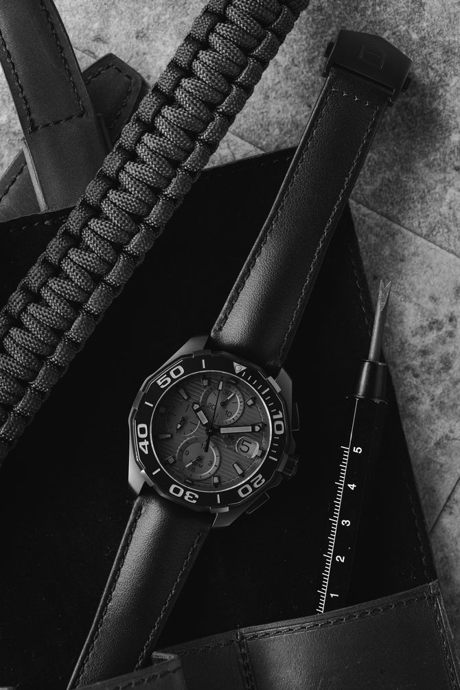 Tag Heuer Aquaracer Grey Titanium Dial Watch for Men - CAY218B.FC6370