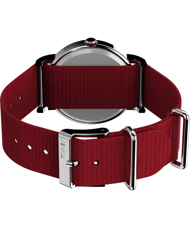 Daniel Wellington Classic Roselyn White Dial Red NATO Strap Watch For Women - DW00100272