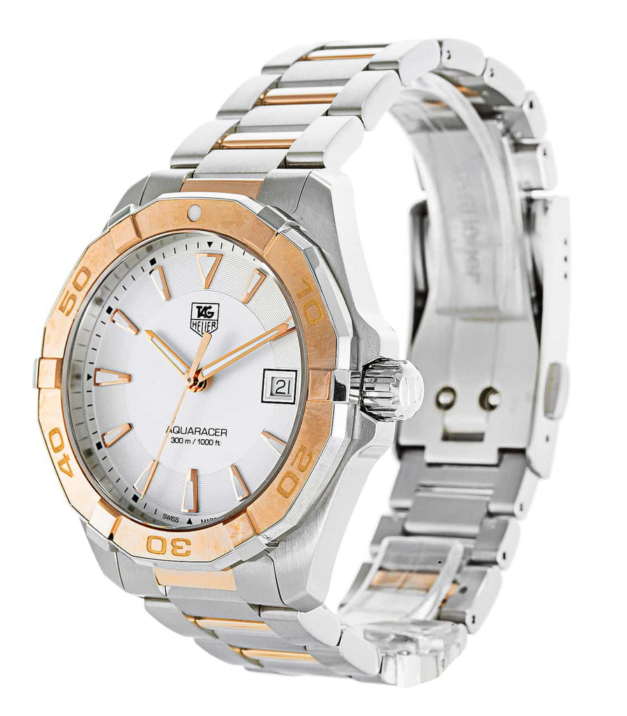 Tag Heuer Aquaracer White Dial Watch for Men - WAY1150.BD0911