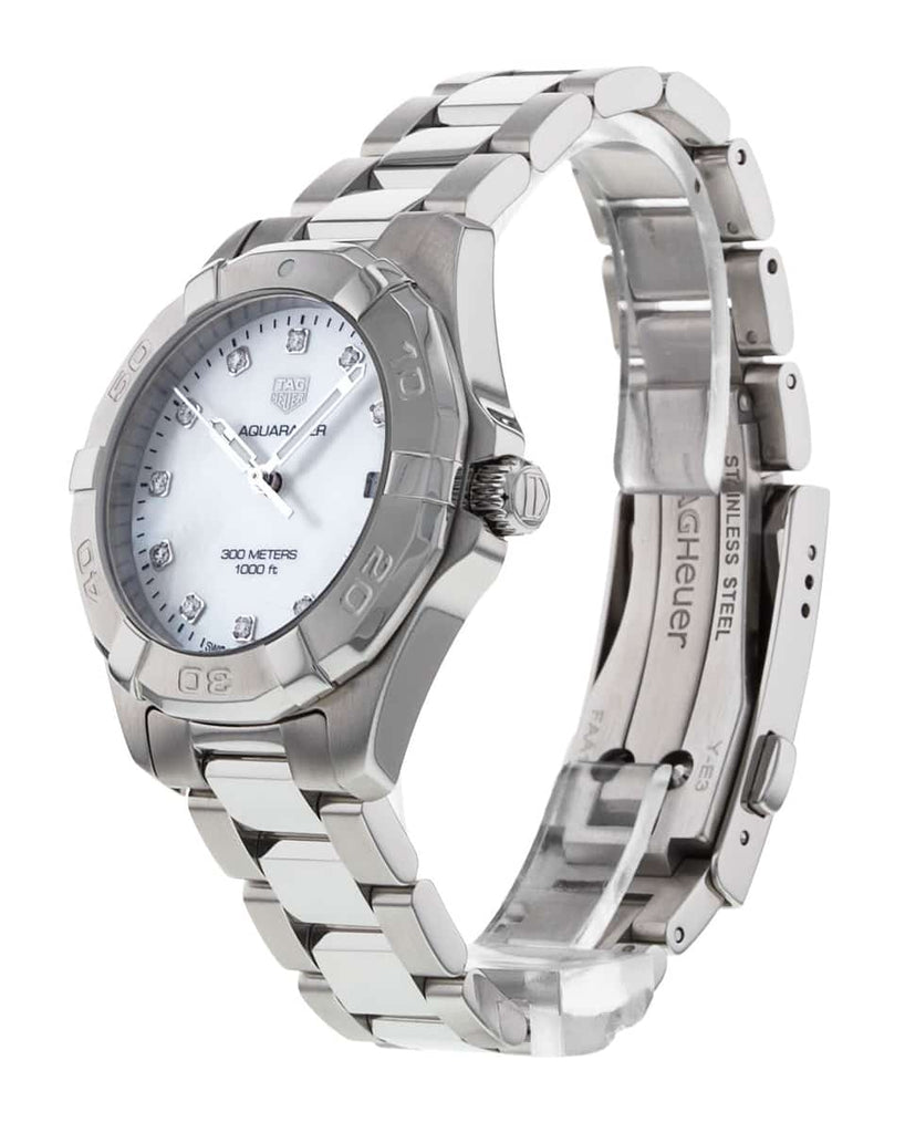 Tag Heuer Aquaracer White Mother of Pearl Dial Watch for Women - WBD1314.BA0740