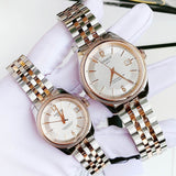 Tissot Ballade Powermatic 80 Mother of Pearl Silver Dial Two Tone Steel Strap Watch For Women - T108.208.22.117.00