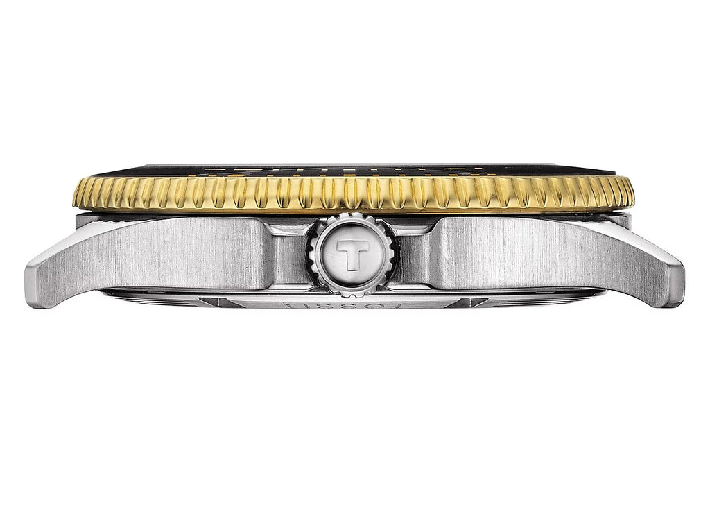 Tissot Seastar 1000 Black Dial Black Rubber Strap Watch For Men - T120.410.27.051.00