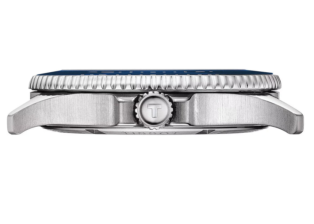 Tissot Seastar 1000 Blue Dial Silver Steel Strap Watch For Men - T120.410.11.041.00