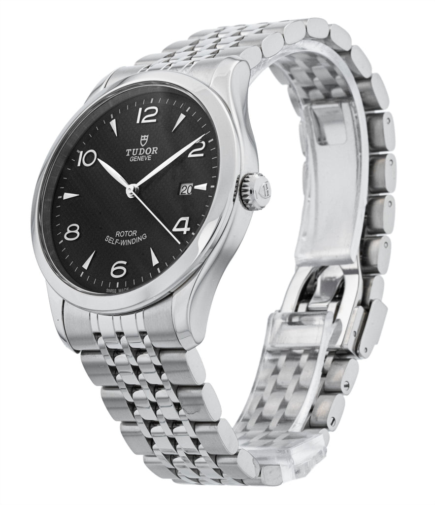 Tudor 1926 Automatic Black Dial Silver Steel Strap Watch for Men - M91650-0002