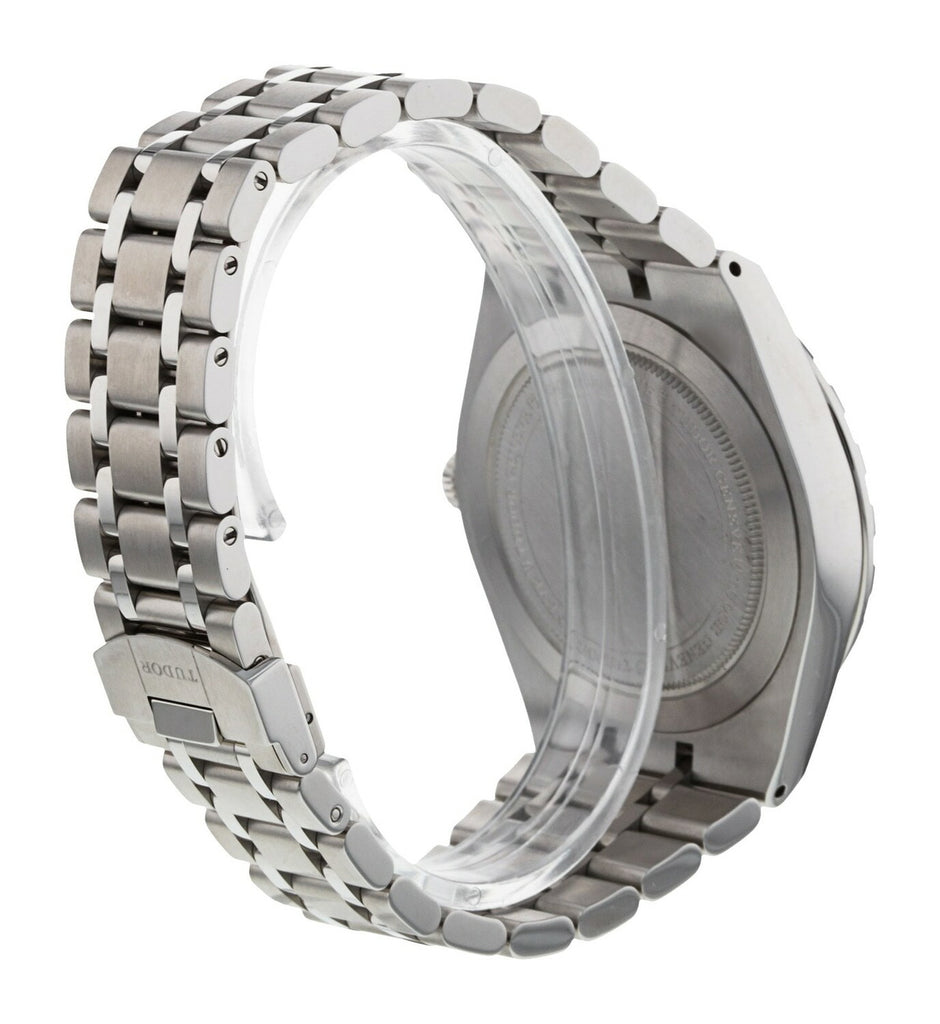 Tudor Royal Automatic Diamonds Blue Dial Silver Steel Strap Watch for Men - M28600-0006