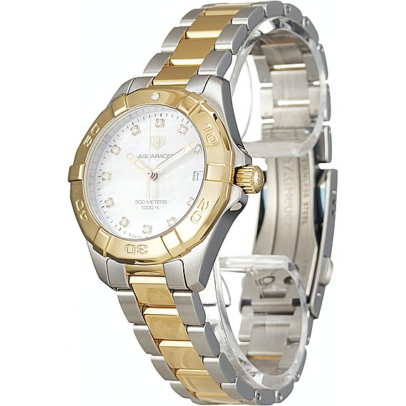 Tag Heuer Aquaracer White Mother of Pearl Dial Watch for Women - WBD1322.BB0320