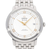 Omega De Ville Prestige Co Axial Silver Dial Silver Steel Strap Watch for Men - 424.10.40.20.02.004