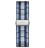 Guess Richmond Blue Dial Two Tone Mesh Bracelet Watch for Men - W1179G1