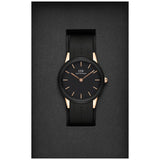 Daniel Wellington Iconic Motion Black Dial Black Rubber Strap Watch For Men - DW00100425