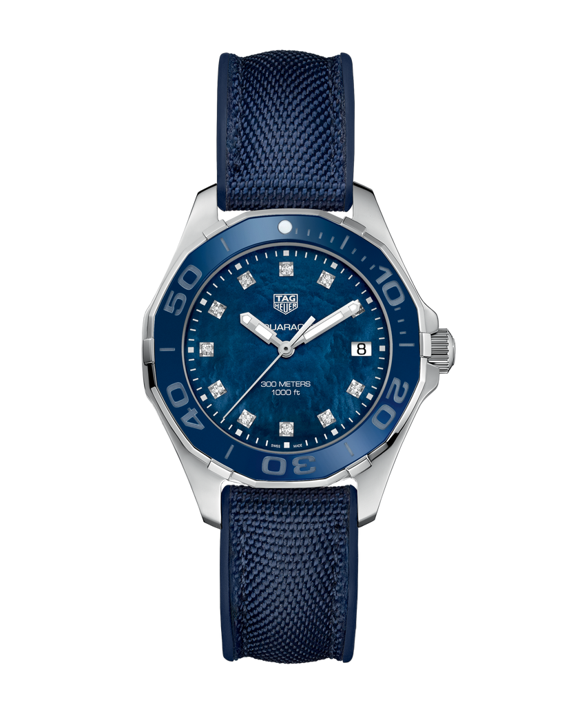 Tag Heuer Aquaracer Blue Mother of Pearl Dial  Watch for Women - WAY131L.FT6091