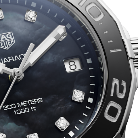 Tag Heuer Aquaracer Black Dial Watch for Women - WAY131M.BA0748