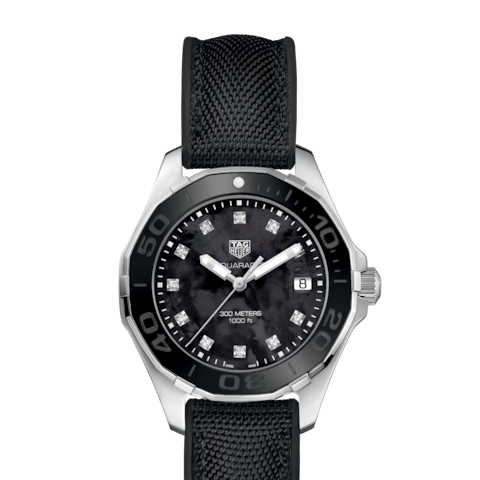 Tag Heuer Aquaracer Black Mother of Pearl Dial Watch for Women - WAY131M.FT6092