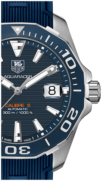Tag Heuer Aquaracer Blue Dial Watch for Men -  WAY211C.FT6155