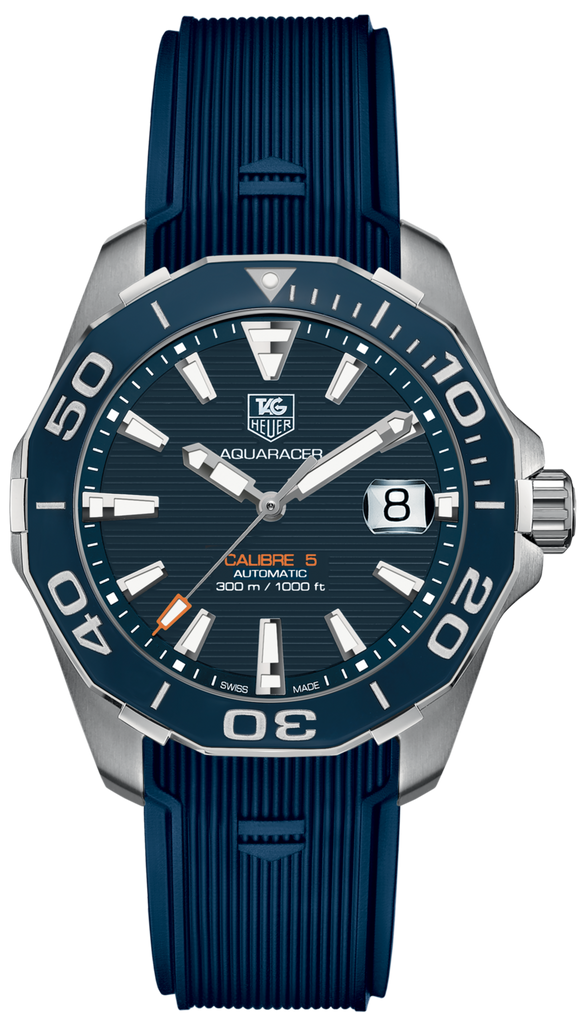 Tag Heuer Aquaracer Blue Dial Watch for Men -  WAY211C.FT6155