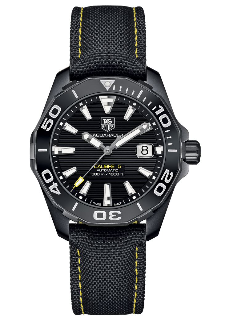 Tag Heuer Aquaracer Black Dial Watch for Men - WAY218A.FC6362