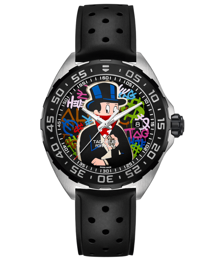 Tag Heuer Formula 1 Alec Monopoly Black Dial Watch for Men - WAZ1117.FT8023