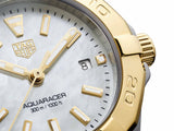 Tag Heuer Aquaracer Mother of Pearl Dial Two Tone Steel Strap Watch for Men - WBD1420.BB0321