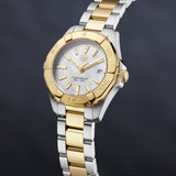 Tag Heuer Aquaracer Mother of Pearl Dial Two Tone Steel Strap Watch for Men - WBD1420.BB0321