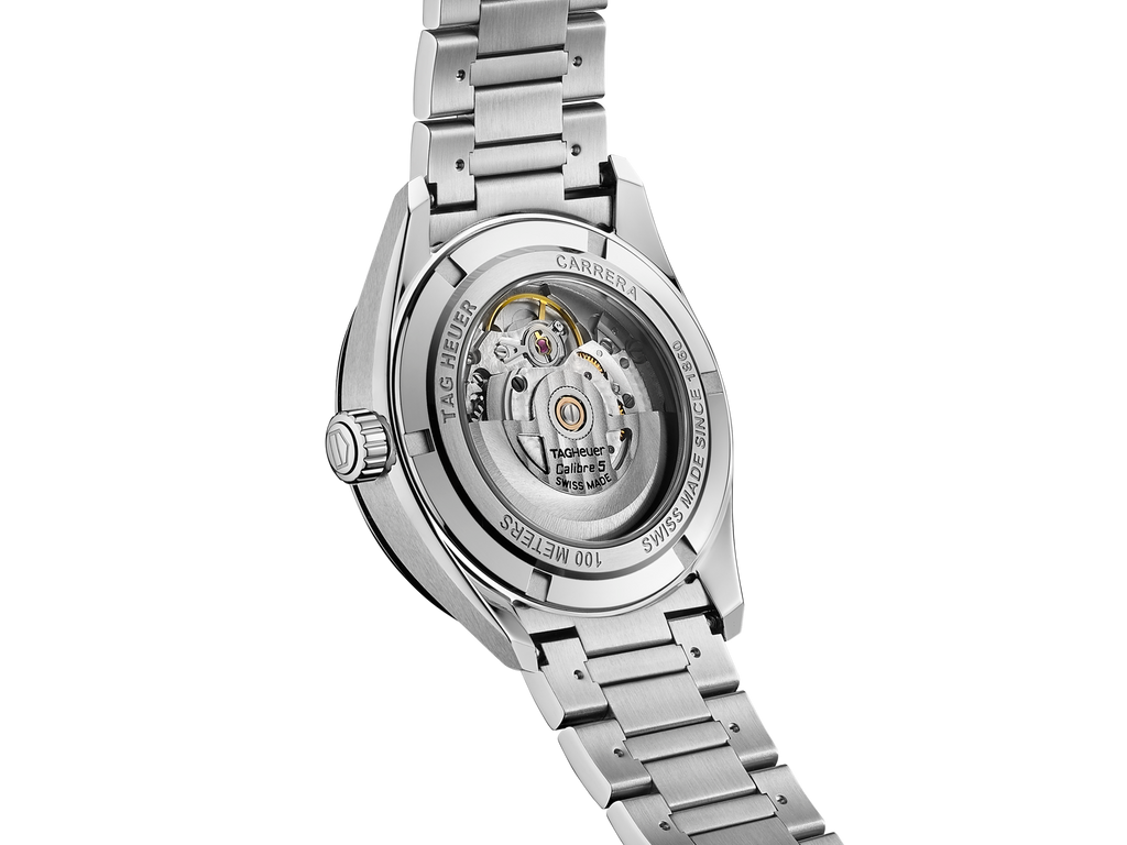 Tag Heuer Carrera Date Silver Dial Silver Steel Strap Watch for Women - WBN2111.BA0639