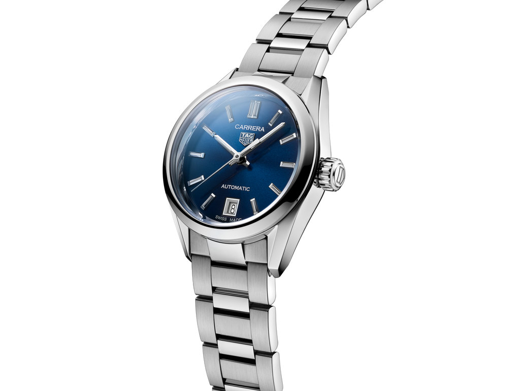 Tag Heuer Carrera Blue Dial Silver Steel Strap Watch for Women - WBN2411.BA0621