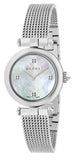 Gucci Diamantissima Quartz Diamonds Mother of Pearl Dial Silver Mesh Bracelet Watch for Women - YA141504