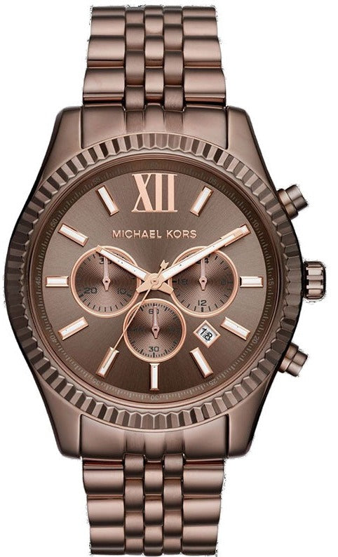 Brand New Michael Kors Brown Stainless Steel Watch Women main image 3