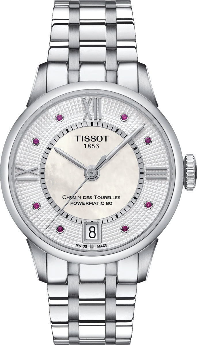 Tissot Chemin Des Tourelles Powermatic 80 Rubies Mother of  display picture 1