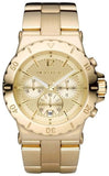 Michael Kors Dylan Gold Dial Gold Steel Strap Watch for Women - MK5313